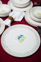 Hermia Mimoza Juego de Cena de Porcelana de 18 Piezas Multicolor